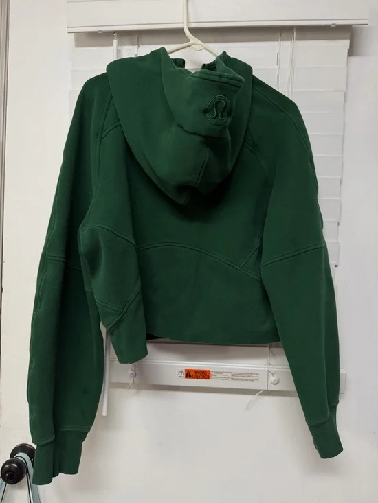 Lululemon Scuba Oversized Half-Zip Hoodie - Everglade Green - Picture 2 of 5
